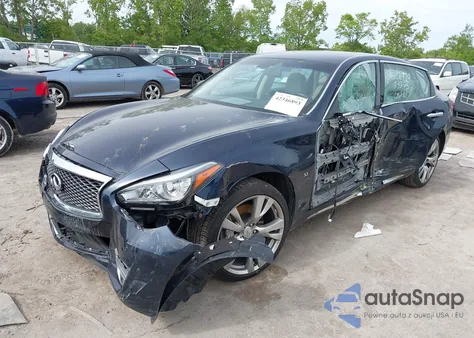 2018 Infiniti Q70L 3.7X Luxe из США, поврежденный, VIN JN1BY1PR2JM370522